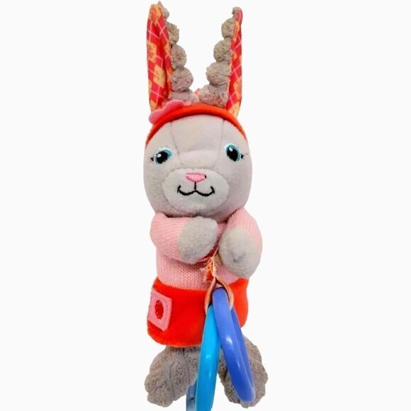 INFANTINO Peter Rabbit Lily Bobtail Bunny Rabbit Chime Plush Baby Teething Toy C - Picture 1 of 14